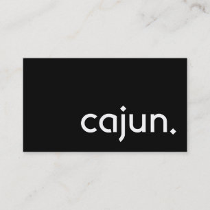 cajun. business card