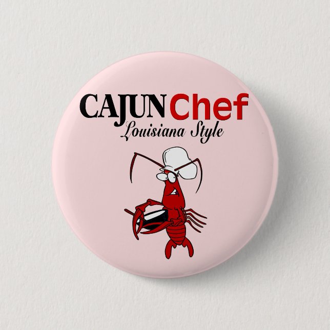 Cajun Chef 2 Inch Round Button (Front)