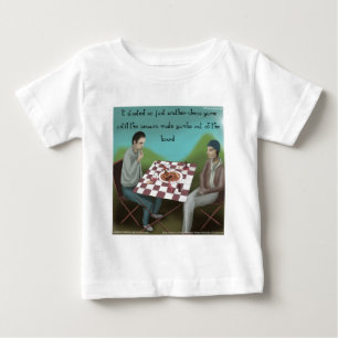 Cajun Chess Funny Cartoon Baby T-Shirt