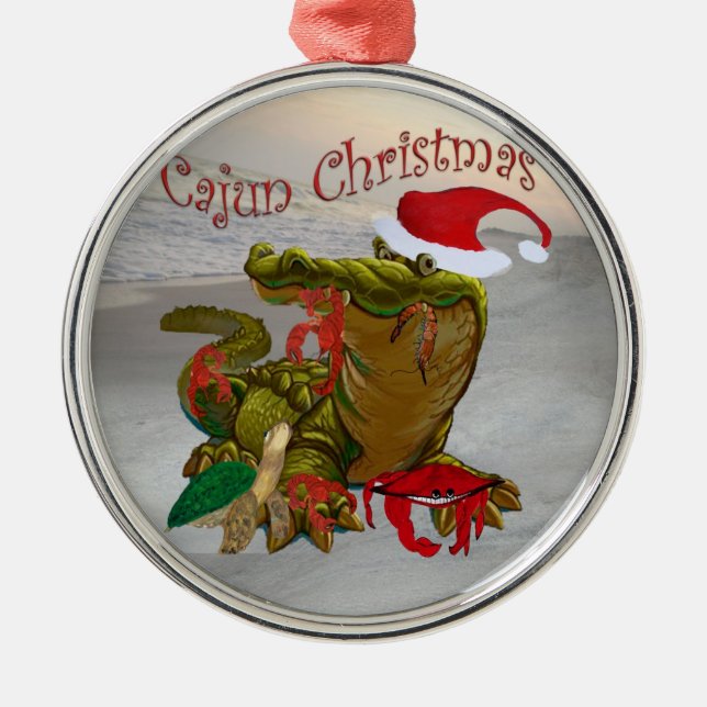 Cajun Christmas Christmas ornament (Front)