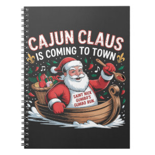 Cajun Clause Is Coming to Town Christmas Krampus Notebook