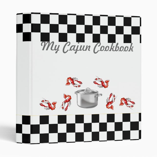 Cajun Cookbook Binder (Front/Spine)