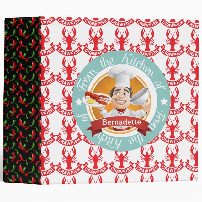 Cajun Cookin'  Recipe Binder - SRF (Front/Spine)