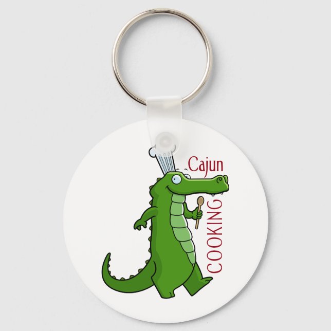 cajun_cooking keychain (Front)