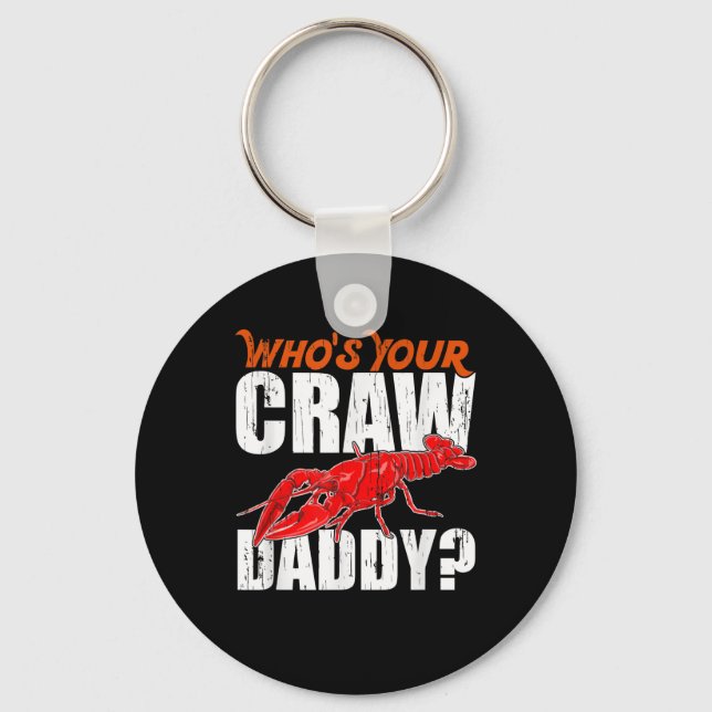 Cajun Crawfish Crawdaddy Crayfish Gift Lover Keychain (Front)