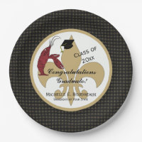 Cajun Crawfish Graduation in Black and Gold