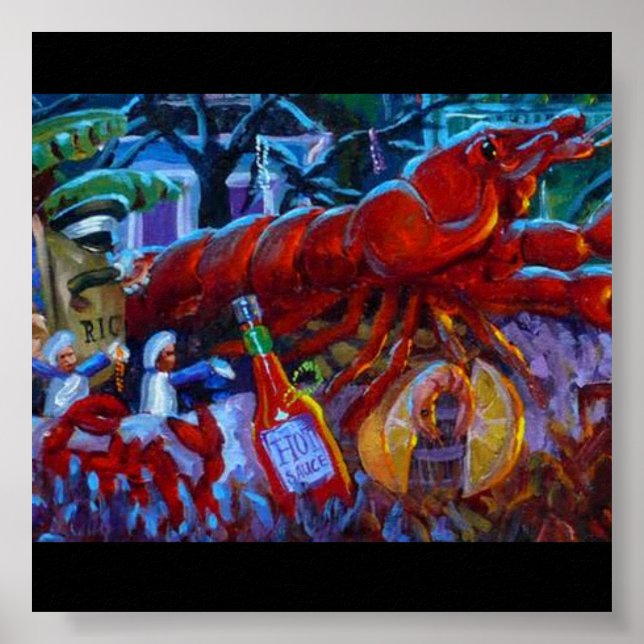 CAJUN CRAWFISH POSTER (Devant)