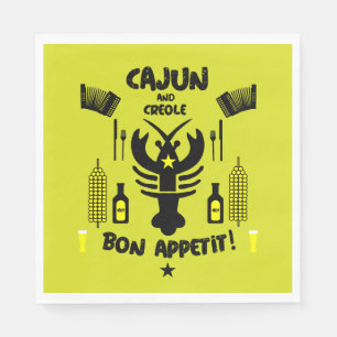 Cajun & Creole Cooks Napkin