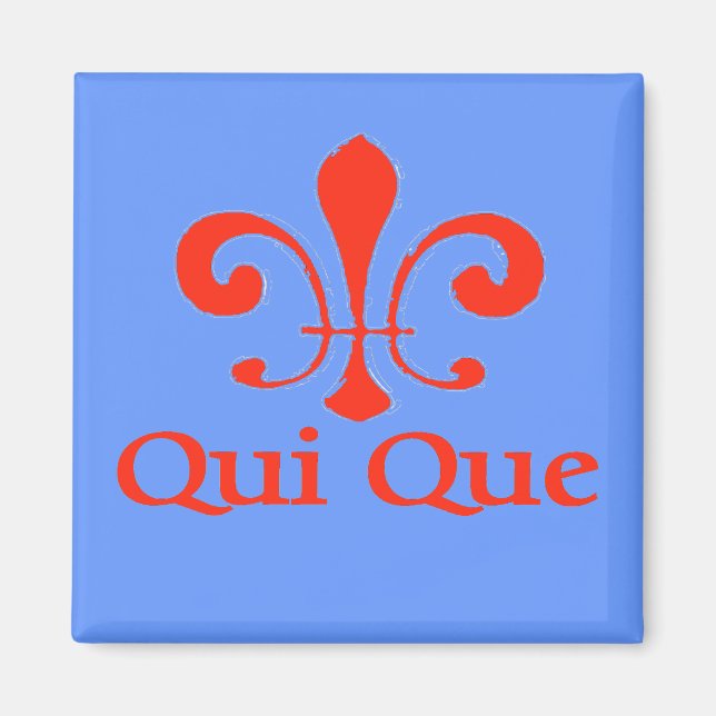 Cajun French Who Dat Magnet (Front)
