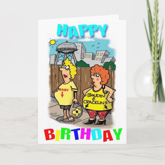 Cajun Greeting Cards (Front)