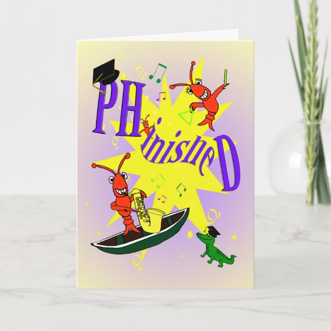 Cajun Ph.d orienté "phinished" la carte de (Devant)