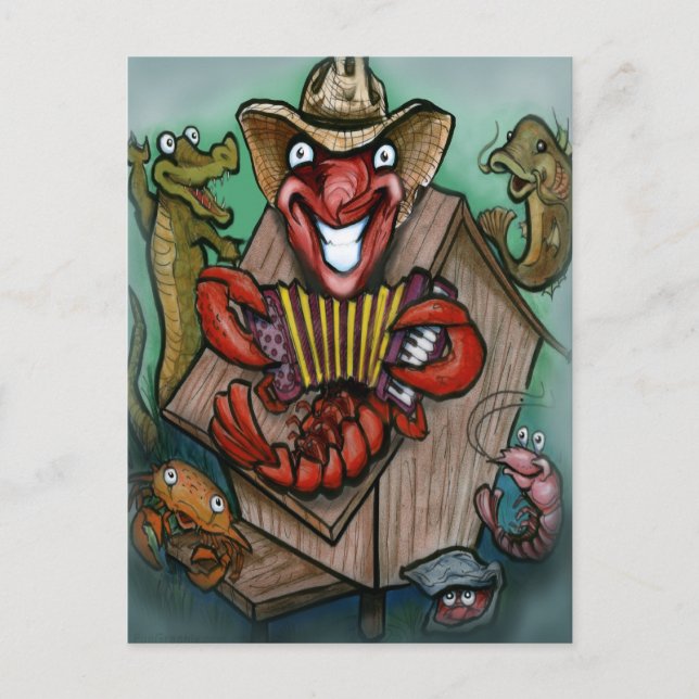 Cajun Postcard (Front)
