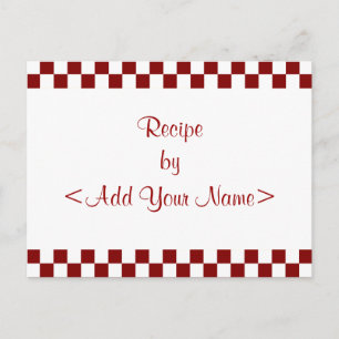 Cajun Recipe Cards 4 x 6