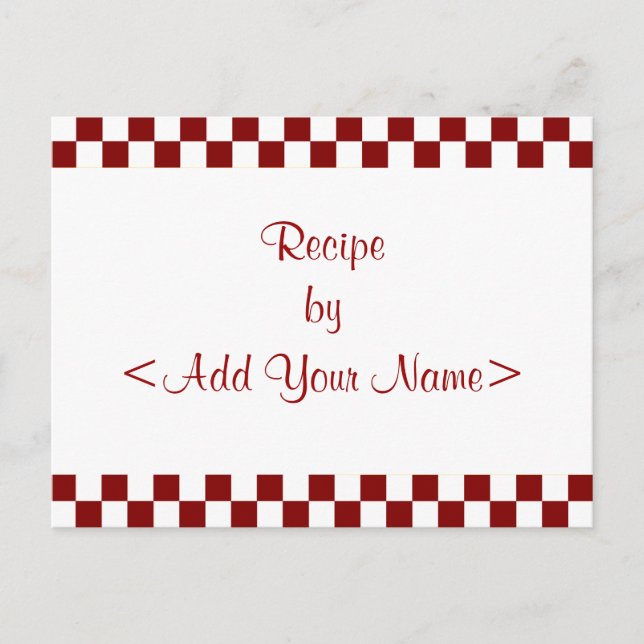Cajun Recipe Cards 4 x 6 (Front)