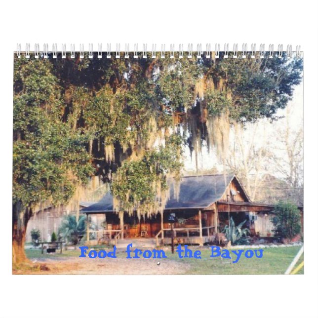 Cajun Recipes Cook Book Calendar (Cover)