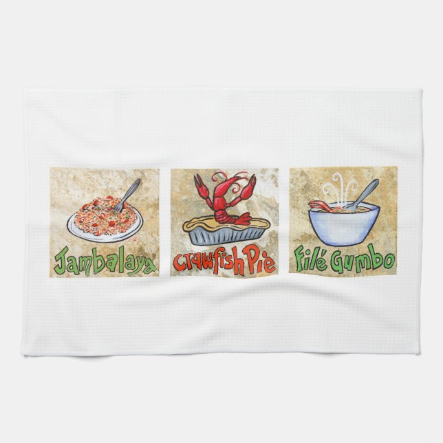 Cajun Trio Towel (Horizontal)