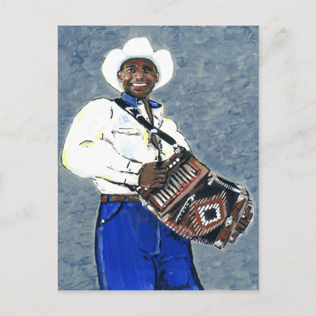 Cajun Zydeco Music Postcard (Front)