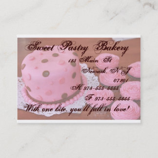 Cake and Cupcakes business cards