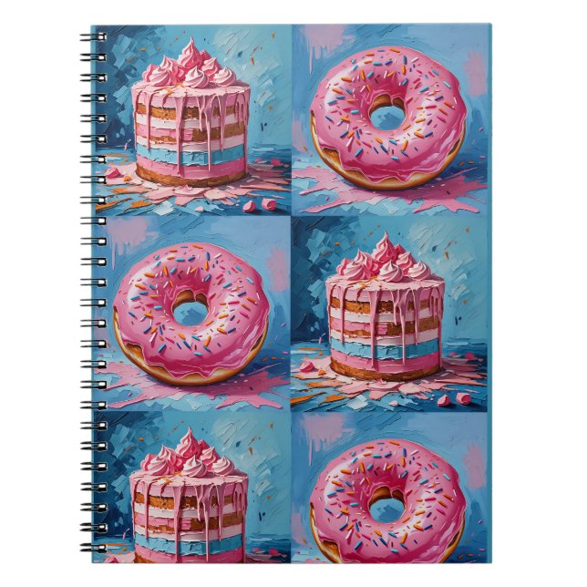 Cake and Doughnut Notebook (Front)
