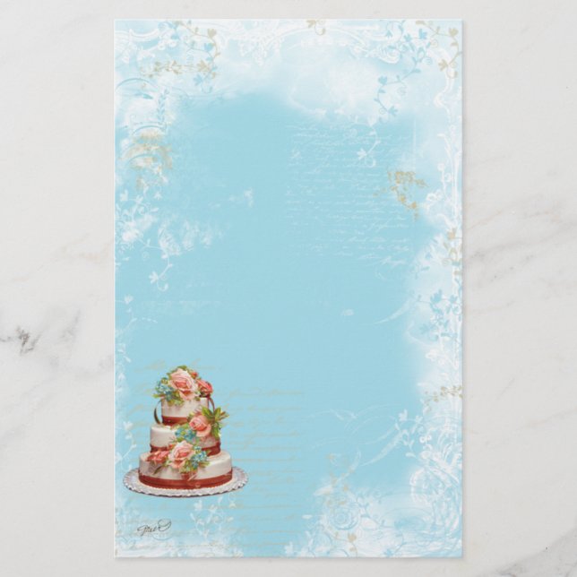 Cake and Frillery Stationery (Front)