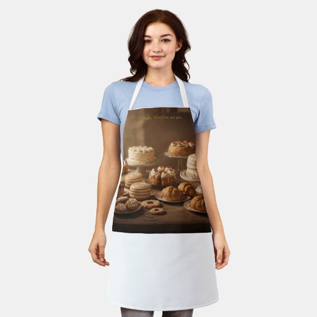 Cake Artists & Bakers – Elegant & Functional Apron (Worn)