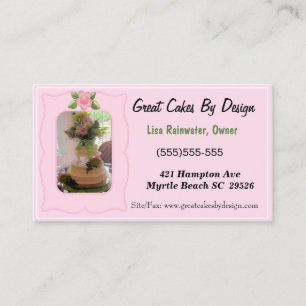 Cake Baker  Business Cards