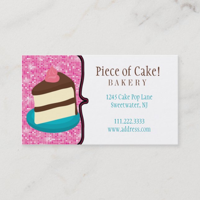 Cake Bakery : Business Card (Front)