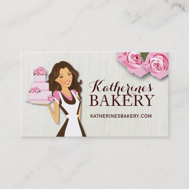 Cake Bakery Business Cards (Front)