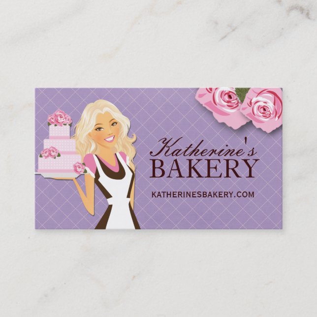 Cake Bakery Business Cards (Front)