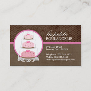 Cake Bakery Business Cards
