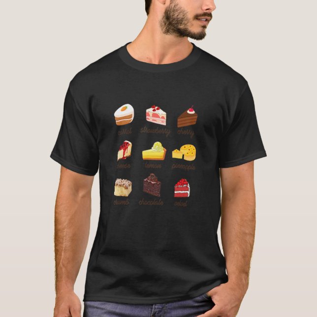 Cake  Baking  Baking Pastry Chef Peace Love Bake T-Shirt (Front)
