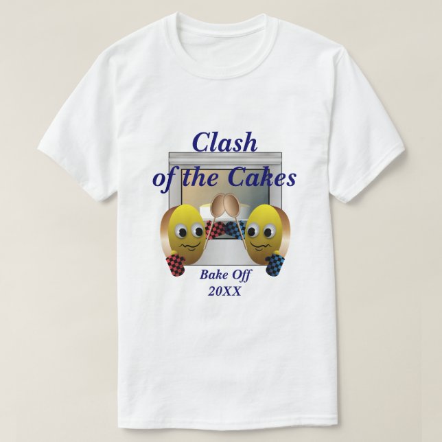 Cake Baking Contest T-Shirt (Design Front)