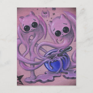 cake batter postcard
