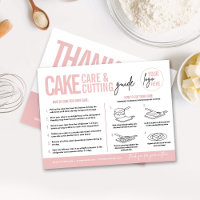 Cake Care & Cutting Guide v3, Cake Serving Guide