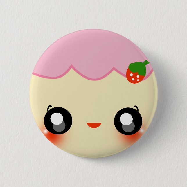 Cake Chan 2 Inch Round Button (Front)