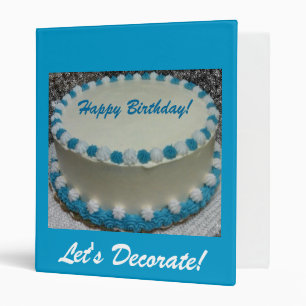 Cake Decorating/Baking Binder