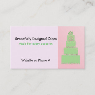 Cake Decorating/Baking Business Card