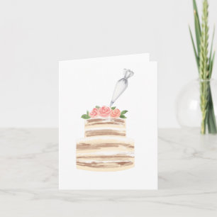 Cake Decorating Blank Card