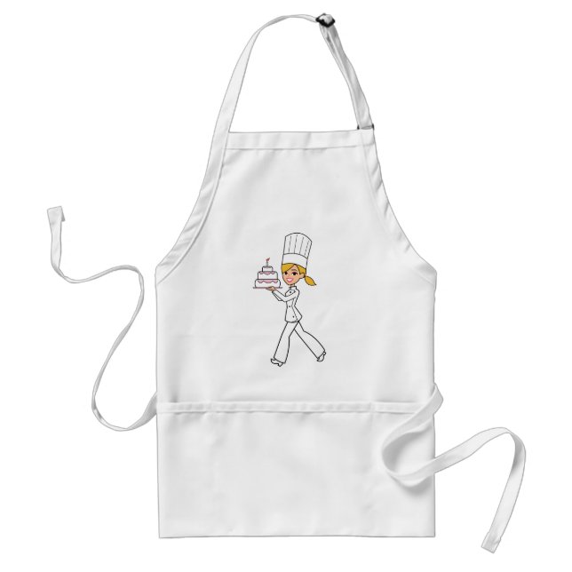 Cake Decorator Baker Kitchen Art Apron (Front)