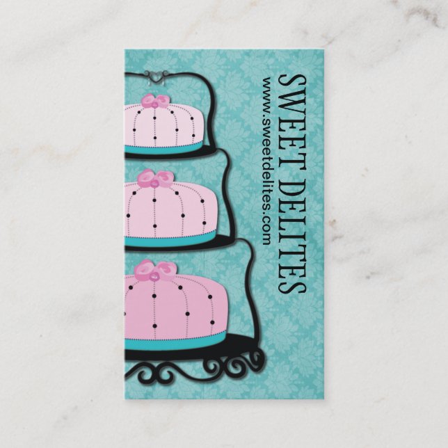 Cake Designer Business Card (Front)