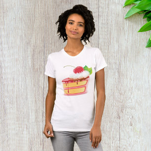 Cake Dessert Womens T-Shirt