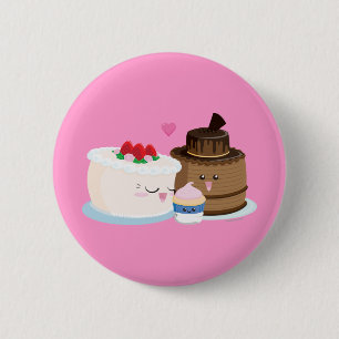 Cake Family 2 Inch Round Button