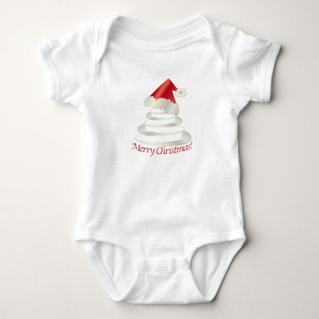 Cake for Santa Baby Bodysuit (Front)