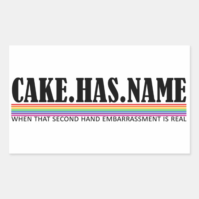 Cake Has Name 2 - AC Sticker (Front)