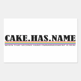 Cake Has Name 2 - AC Sticker