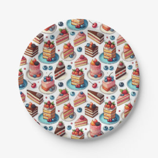 Cake in Your Face Paper Plate