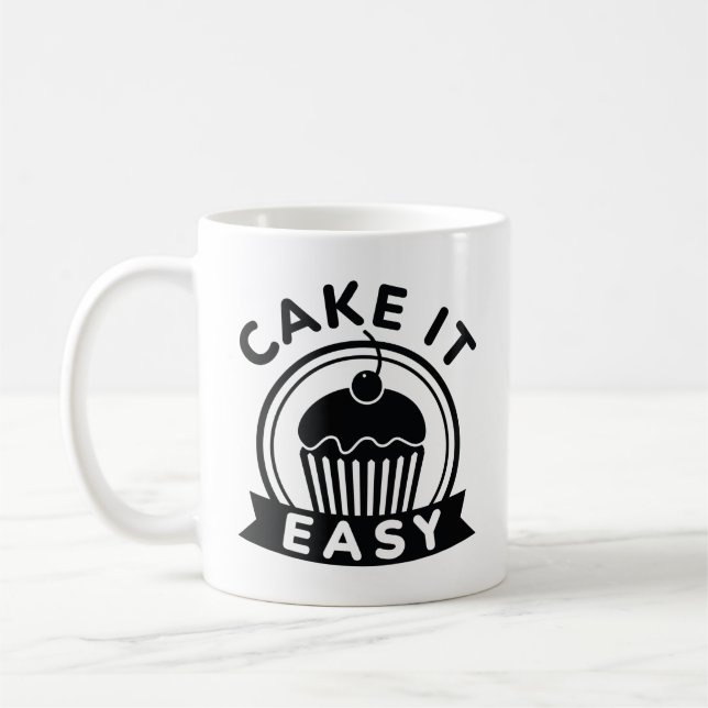 Cake It Easy Coffee Mug (Left)
