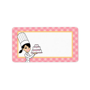 Cake Label in Medium