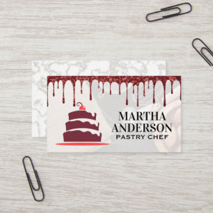 Cake Logo Baking Ingredients Icing Business Card