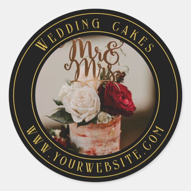 Cake Packaging Sticker (Front)